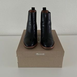 Madewell Stacked-Heel Chelsea Boots